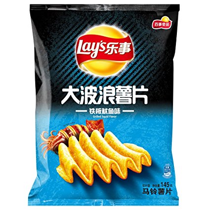 Lays乐事薯片 铁板鱿鱼味 70g